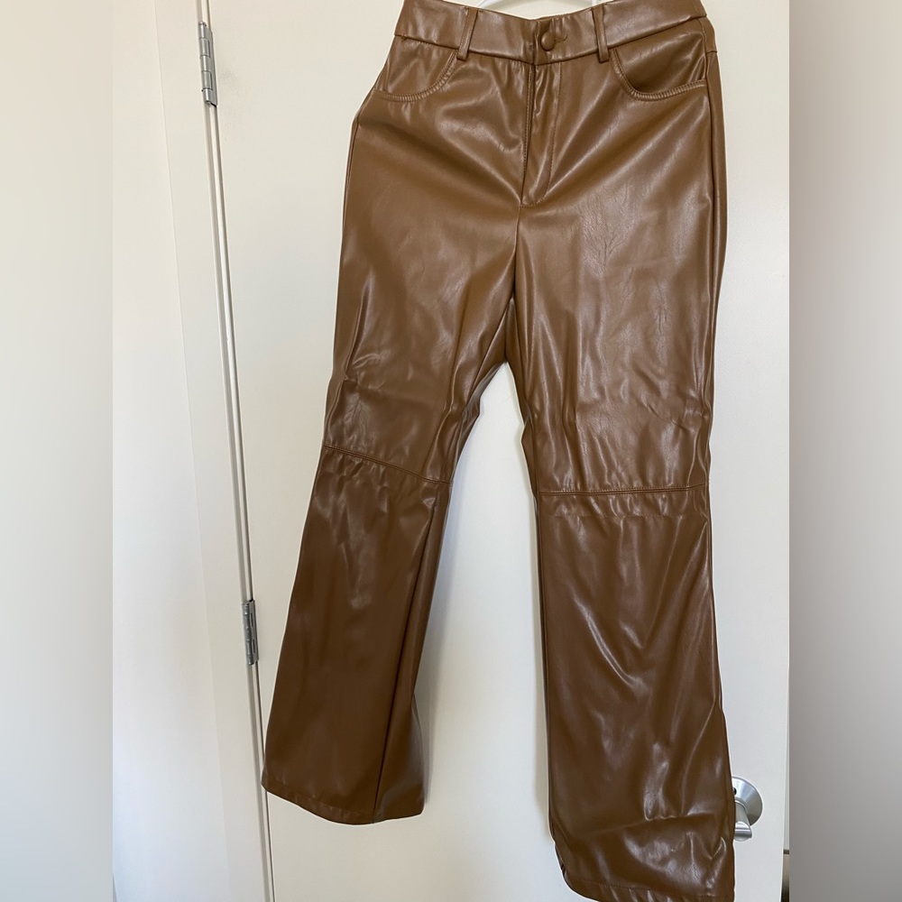 Brand new fake leather pants